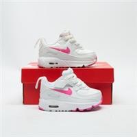 NIKE Air Max 90 Leather Infant White SIZE 4.5 Trainers