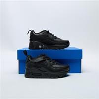NIKE Air Max 90 Leather Children's Black SIZE 9.5 Trainers
