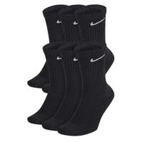 Nike 6 Pairs Socks Men Women Crew Everyday Sports Gym Dri Fit Winter Warm S-XL - Large UK 8-11 Regular