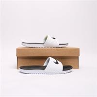 NIKE Kawa Slides Junior White/Black SIZE 5.5