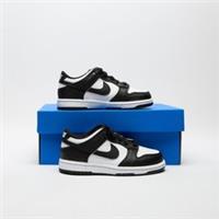 NIKE Dunk Low Children's White/Black SIZE 10.5 Trainers