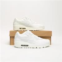 NIKE Air Max 90 Leather Junior White SIZE 5.5 Trainers