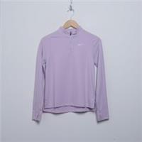 NIKE Girls' Fitness Long Sleeve 1/2 Zip Top Junior Purple SIZE 13-15YRS