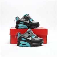 NIKE Air Max 90 Leather Infant Grey SIZE 4.5 Trainers