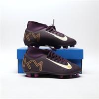 NIKE Mercurial Superfly 10 Club Kylian Mbappe FG Junior Purple SIZE 4 Trainers