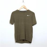 NIKE Dri-FIT Miler T-Shirt Junior Green SIZE 12-13YRS
