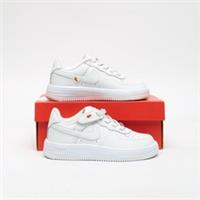 NIKE Air Force 1 '07 LV8 Children's White SIZE 9.5 Trainers