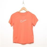 NIKE Girls' Fitness Dri-FIT One T-Shirt Junior Orange SIZE 12-13YRS