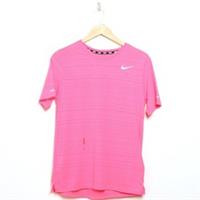 NIKE Dri-FIT Miler T-Shirt Junior Pink SIZE 13-15YRS