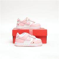 NIKE Dunk Low Infant Pink SIZE 4.5 Trainers