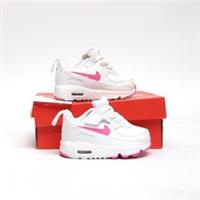 NIKE Air Max 90 Leather Infant White SIZE 4.5 Trainers