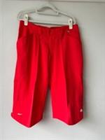 Nike ACG Womens Red Hiking Shorts Outdoor NikeFIT Dry Performance Size 2 & 10 - 2 Regular