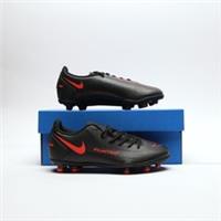 NIKE Black/Chile Red Phantom GT Club FG Children's SIZE 1.5 Trainers