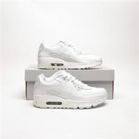 NIKE Air Max 90 Leather Junior White SIZE 5.5 Trainers
