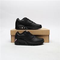 NIKE Air Max 90 Leather Junior Black SIZE 2.5 Trainers