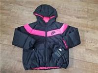 Nike Infant Girls NSW Filled Chevron Winter Puffer Jacket Coat Age 24 Month New
