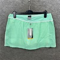 Vintage Nike Tennis Skirt Womens Large Green Dri Fit Compression Deadstock NWT - L Regular
