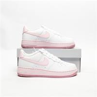 NIKE Air Force 1 Junior White/Pink SIZE 5.5 Trainers