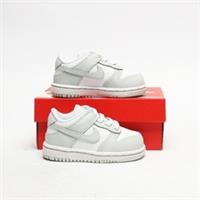 NIKE Dunk Low Infant White SIZE 4.5 Trainers