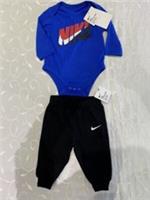 Nike Baby Boy's Bodysuit & Tracsuit Bottoms -2 Piece Set (Size 6 Monhts )