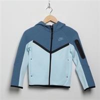 NIKE Tech Fleece Full Zip Hoodie Junior Blue SIZE 8-10YRS