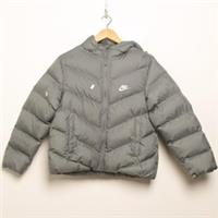 NIKE Chevron Padded Jacket Junior Grey SIZE 10-12YRS