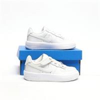 NIKE AIR FORCE 1 '07 LV8 Children's White/Grey SIZE 7.5 Trainers