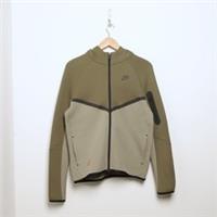 NIKE Tech Fleece Full Zip Hoodie Junior Green SIZE 13-15YRS