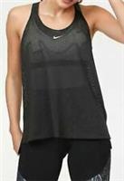 Nike Ladies Black Mesh Tank top Light weight Training Gym Fitness BLACK - S Regular