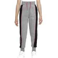 New Nike Sportswear Big Kids Fleece Pants Carbon Heather Rush Pink DM8388-091