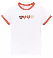 New Nike Love Heart Older Girls T-Shirt DO4633-100