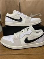NIKE AIR JORDAN 1 LOW ASTROGRABBER CREAM/BLACK MENS SIZE UK14 EU49.5 DC3533 100