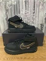 nike air force 1 boot adult size uk7 eu41 us8 DO6702-001 Black/wheat