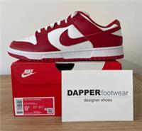 Nike Mens Dunk Low Retro, Size 8.5 UK, Gym Red Trainers DD1391 602