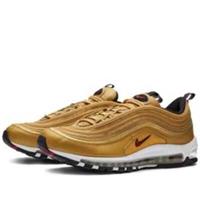 NIKE AIR MAX 97 0G: DM0028 700: UK 9: METALLIC GOLD /VARSITY RED