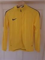 NIKE DRI-FIT YELLOW FULLY ZIP ACTIVWEAR TOP SIZE L NEW FREE UK POSTAGE