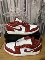 Nike Air Jordan 1 Low Se Mens Size Uk 9.5 Eur 44.5 US 10.5 White/red FJ3459-160