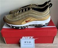 NIKE AIR MAX 97 GS GOLD BULLET / METALLIC GOLD, UK 6, 918890-700, NEW