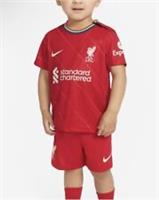 Nike Liverpool FC 21-22 Infant Baby Full Home Kit Set With Shorts Socks 12-18m