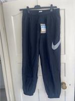 Nike Loose Fit Mid Rise Ladies Trouser/Pant In Black Size Medium New With Tags - M Regular
