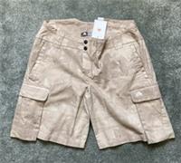 Nike ACG Womans Size 14 GEX Sandstorm Camo Hiking Shorts w Logos NWT - 14 Regular
