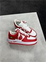 Nike Louis Vuitton Air Force 1 Low Red UK7 US7.5