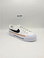 Nike Court Legacy Lift Low White Trainers Size 5 UK Brand New