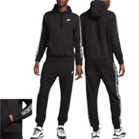 NIKE Club Mens Full Tracksuits Hoodie Jogger Casual Sweat Gym Bottom S-XL - M Regular