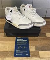 Nike Air Jordan 3 Retro Shoes Youth Size 2.5Y UK 3Y US White Cement Reimagined