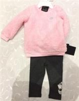 Nike Baby Girl's Pink Jumper&Leggings-2 Piece Set (Size 9 Months )