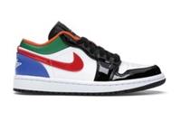 Nike Air Jordan 1 Low Multicolor Black Toe CZ4776101 SIZE UK 3.5 EU 36.5 REF OCR