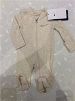 Nike Baby Boy's Long Sleeve Babygrow (Size 6 Months )