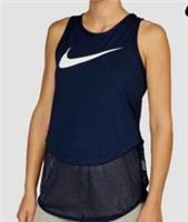 Nike Women's NSW Swoosh Mesh Tank AA3902 010 Black Size L/ M - L Regular