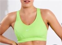 Nike Women's Dri-FIT Swoosh Icon Clash Bra Medium Support CZ7712 345 Size L